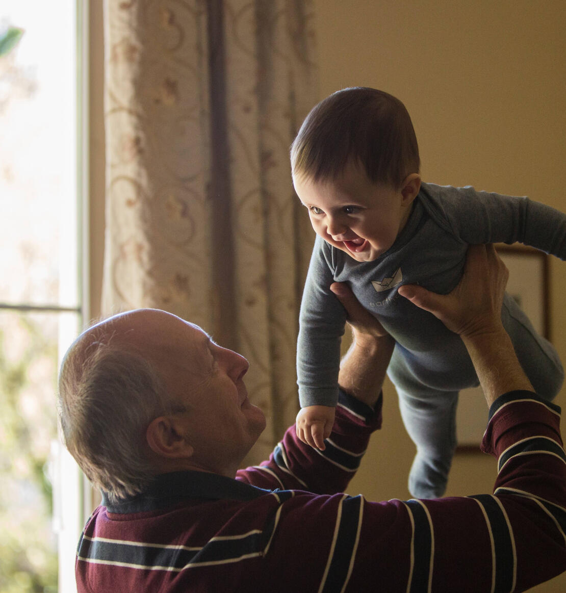 Grandad and grandson